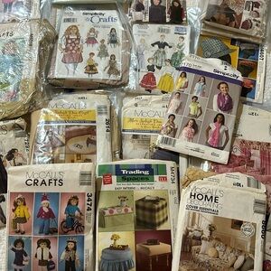 Patterns McCall’s/ Simplicity/Butterick Variety